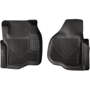 Husky Liners - 53301 - Ford X-Act Contour Floor Liners Front Black