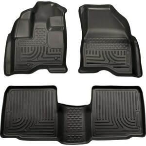 Husky Liners - 98701 - 10-  Ford Taurus Front/ 2nd Floor Liners Black