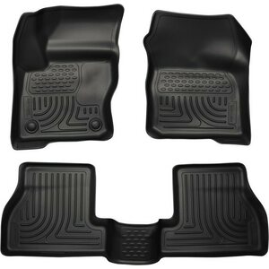 Husky Liners - 98771 - 12-  Ford Focus Front/ 2nd Floor Liners Black