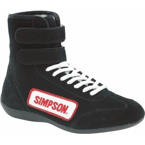 Simpson Safety - 28100BK - High Top Shoes 10 Black