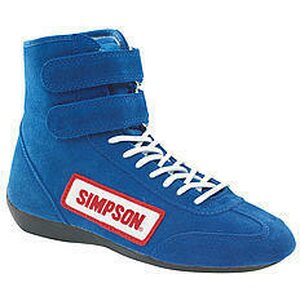 Simpson Safety - 28100BL - High Top Shoes 10 Blue