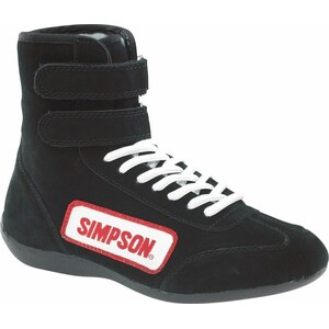 Simpson Safety - 28105BK - High Top Shoes 10.5 Black