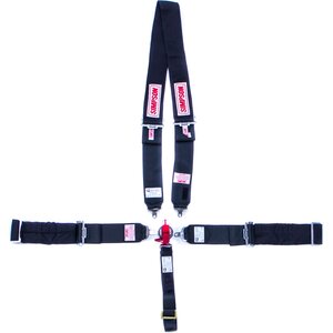 Simpson Safety - 29116BK - 5-PT Harness System Drag Racing CL W/A