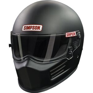 Simpson Safety - 7200018 - Helmet Bandit Small Flat Black SA2020