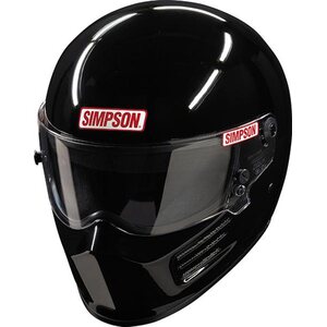 Simpson Safety - 7200032 - Helmet Bandit Large Gloss Black SA2020