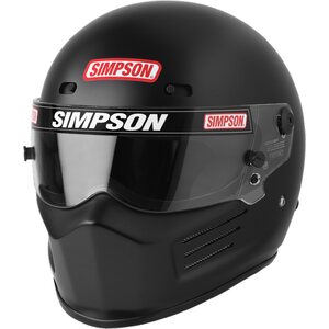Simpson Safety - 7210022 - Helmet Super Bandit Medium Black SA2020