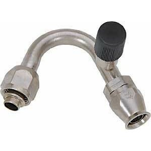 Aeroquip - FCE1893 - 135 Degree -8 Hose End w/Charge Port