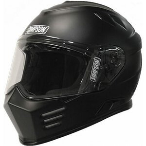Simpson Safety - GBDL3 - Helmet Flat Black DOT Ghost Bandit Large