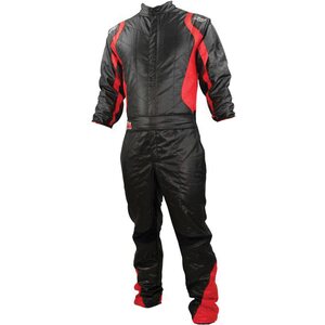 K1 RaceGear - 20-PR2-NR-LXL - Suit Precision II Black / Red Large / X-Large