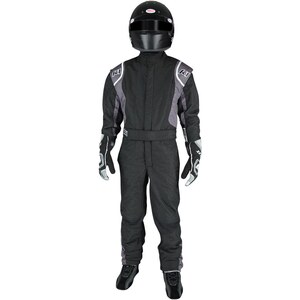 K1 RaceGear - 20-PRY-NG-2XS - Suit Precision II Black / Gray XX-Small Youth