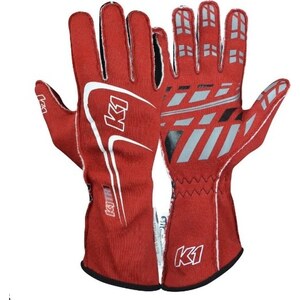 K1 RaceGear - 23-TR1-R-L - Glove Track1 Red Large SFI 5