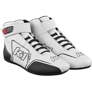 K1 RaceGear - 24-GTX-W-10 - Shoe GTX-1 White / Black Size 10