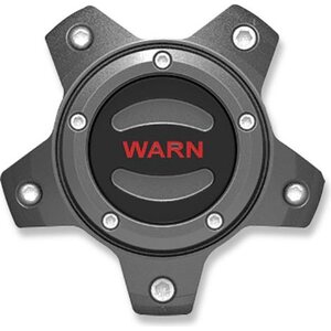 Warn - 106684 - Center Cap Gunmetal With Red Warn