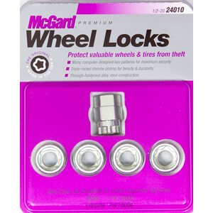 McGard - 24010 - WHEEL LOCK 1/2 CONICAL SEAT - UNDER THE HUB CAP