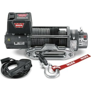 Warn - 87800 - M8000-S Winch with Syhthetic Rope 8000#
