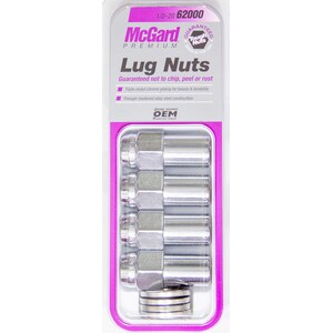 McGard - 62000 - LUG NUT 1/2 LONG SHANK (4)