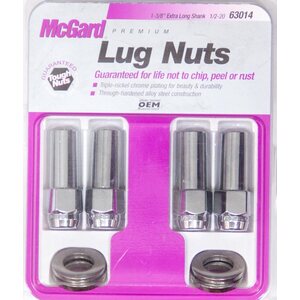 McGard - 63014 - LUG NUT 1/2 X-LONG MAG W/ CENTER WASHER (4)
