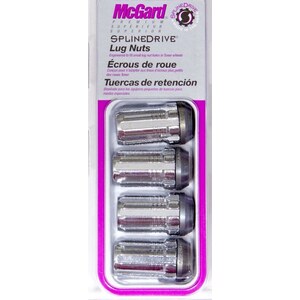 McGard - 65357 - Lug Nut 12MMx1.50 4 Pack Splinedrive
