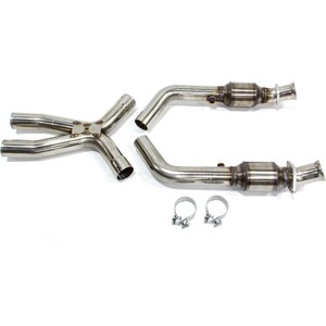 Kooks Headers - 11313200 - X-Pipe Catted 2.5in 05-10 Mustang 4.6L