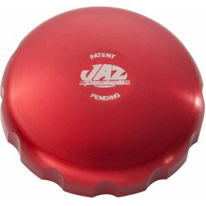 Jaz - 340-452-06 - 2-5/8 Billet Twist Fuel Cap - Red Anodized