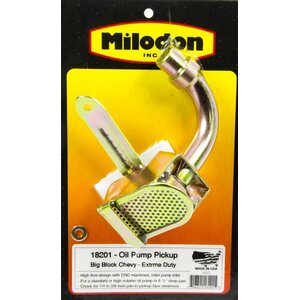 Milodon - 18201 - Oil Pump Pick-Up - SBC / BBC Extreme Duty