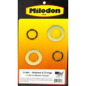 Milodon - 21464 - -12an Large Washers & O-Rings (2-Each)