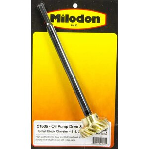 Milodon - 21535 - Bronze Oil Pump Drive Gear & Shaft - SBM