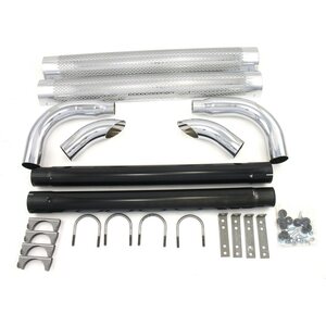 Patriot Exhaust - H1050 - Chrome Side Pipes - 50in