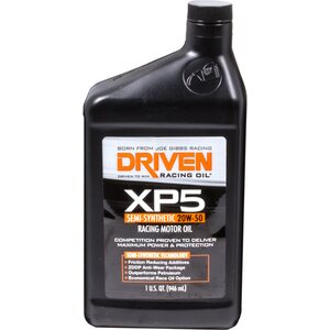 Driven Racing Oil - 00906 - XP5 20w50 Semi-Synthetc Oil 1 Qt Bottle
