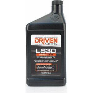 Driven Racing Oil - 02906 - LS30 5w30 Synthetic Oil 1 Qt Bottle