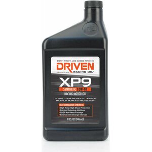 Driven Racing Oil - 03206 - XP9 10w40 Synthetic Oil 1 Qt Bottle