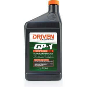 Driven Racing Oil - 19206 - GP-1 Semi-Synthetic 5w20 1 Quart