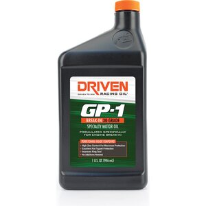 Driven Racing Oil - 19336 - GP-1 Break-In 30W 1 Quart