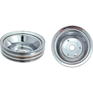 Spectre - SPE-4448 - SBC LWP Lower Pulley Triple Groove Chrome