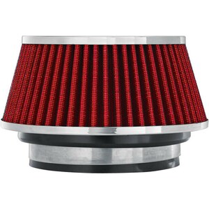 Spectre - SPE-8162 - 4in Inlet Cone Filter Red 3.5in Long