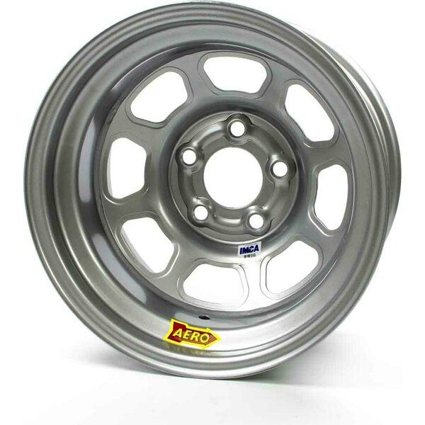 Aero Race Wheels - 52-085020L - 15x8 2in 5.00 Silver LR