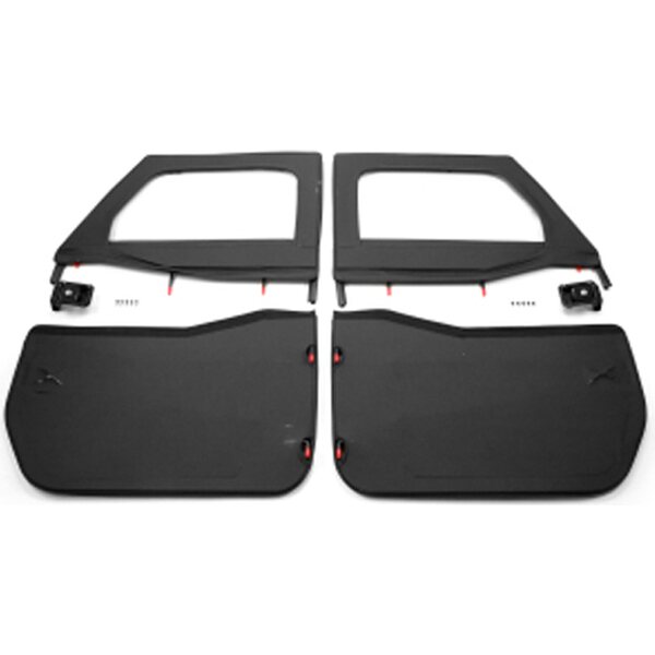 Bestop - 51750-35 - Full 2-Piece Fabric Door Jeep 18-20 Wrangler JL