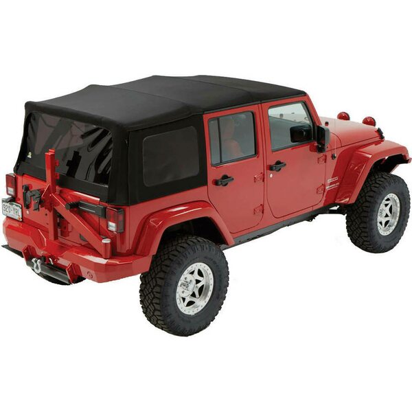 Bestop - 54823-17 - Supertop NX Black Twill 07-16 Wrangler JK 4 Door