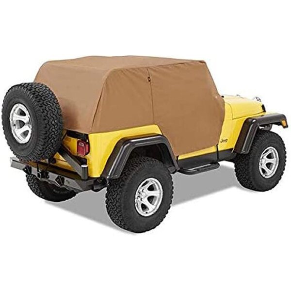 Bestop - 81044-01 - 07-18 Jeep Wrangler 2 Dr Trail Cover Black