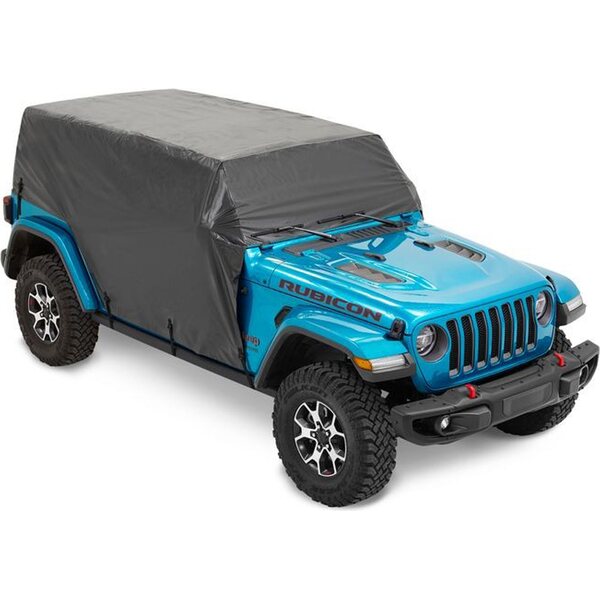 Bestop - 81045-01 - 07-18 Jeep Wrangler 4 Dr Trail Cover Black