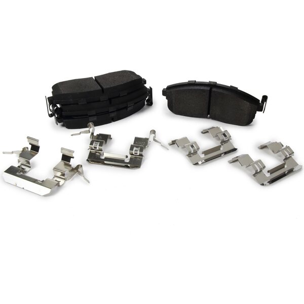 Centric Brake Parts - 104.08151 - Posi-Quiet Semi-Metallic Brake Pads with Hardwar