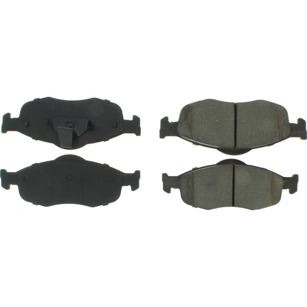 Centric Brake Parts - 106.0648 - Posi-Quiet Extended Wear Brake Pads with Shims a