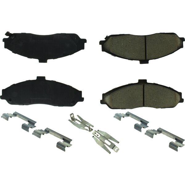 Centric Brake Parts - 106.0731 - Posi-Quiet Extended Wear Brake Pads with Shims a