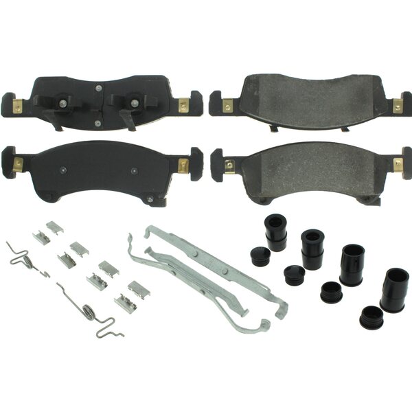 Centric Brake Parts - 300.0934 - Premium Semi-Metallic Br ake Pads with Shims and