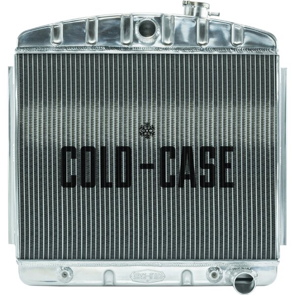 Cold Case Radiators - CHT563A - 55-56 Tri-5 Chevy Aluminum Radiator 6 Cyl (Front Mount)