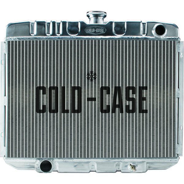 Cold Case Radiators - FOM588 - 67-70 Mustang BB 24 Inch Aluminum Performance Radiator MT