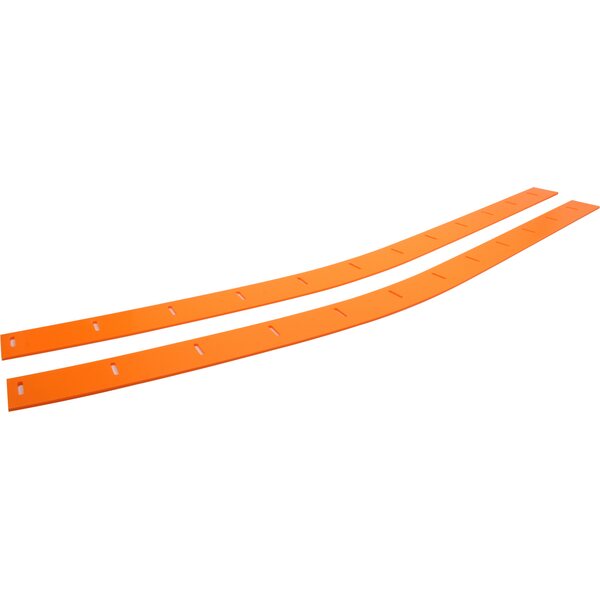 Fivestar - 000-400-FO - ABC Wear Strips Lower Nose 1pr Flresnt Orange