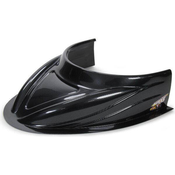 Fivestar - 040-4113-CF - MD3 Hood Scoop 5in Tall Flat Carbon Fiber Look