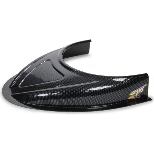 Fivestar - 040-4115-CF - MD3 Hood Scoop 3in Tall Flat Carbon Fiber Look