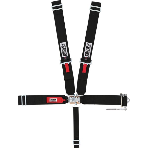 Crow Enterprizes - 40054 - Seat Belts Ratchet On Left 3in Belts All Wrap